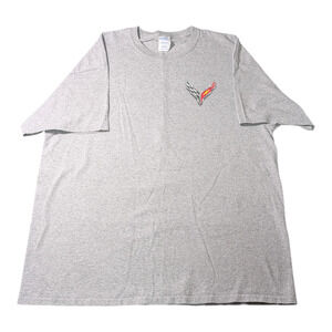 Gray C8 Corvette Next Gen American Legacy Born in The USA Men's T-Shirt Size XL